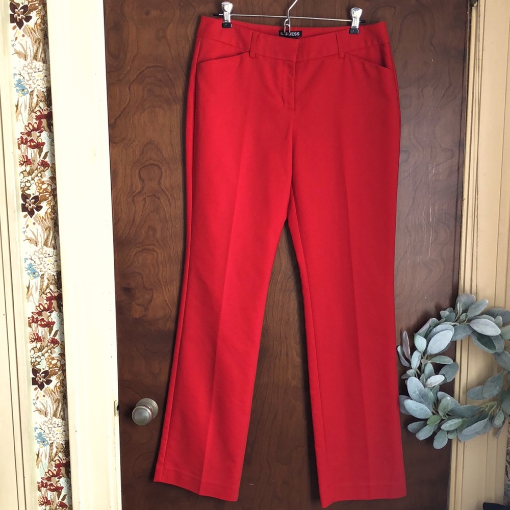 EXPRESS Editor Pant Burnt Orange Size 6